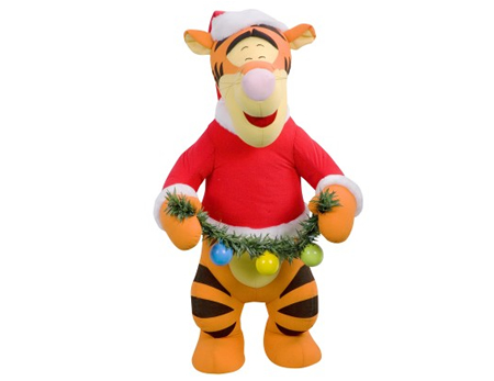 Tiger. Winnie the Pooh. Regalos Originales Nios. Tiger disfrazado de Papa Noel. Winnie the Pooh. 76 cm